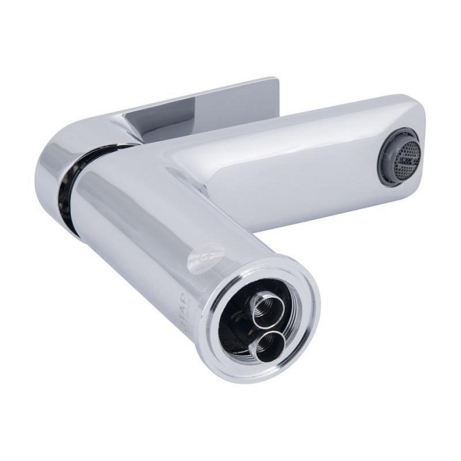 Змішувач для раковини Qtap Aries QTARI270CRM45557 (k35), одноважільний, низький, Chrome Харків - фото 3