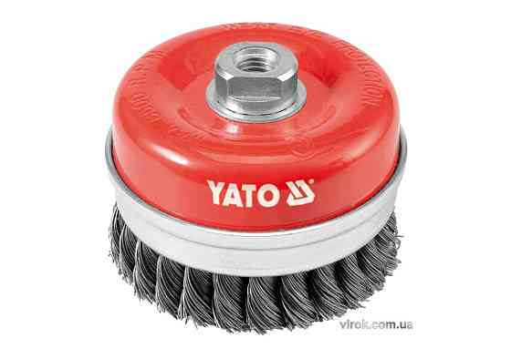 Щітка - крацовка YATO *чашка* Ø=100мм [4/16] Одеса