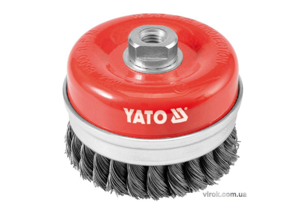Щітка - крацовка YATO *чашка* Ø=100мм [4/16] Одеса - фото 1