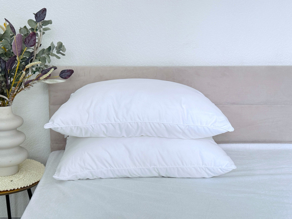 Ecotton Подушка Ecotton 50х70 см Ecofill Line антиалергенна з біопухом біла White Київ - фото 3