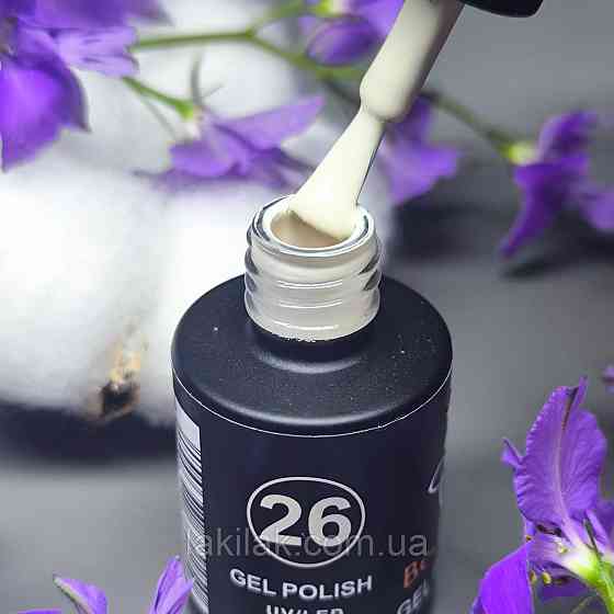 Гель-лак для нігтів Bee Nails 026 (світло-ванільний) 8мл Херсон