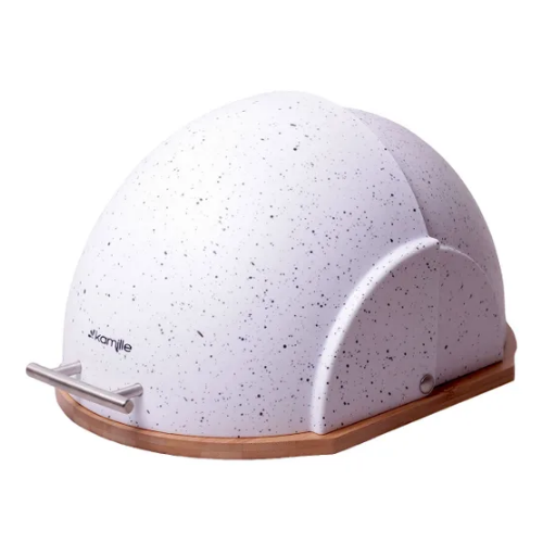 Хлібниця 38,5*26,5*20см бамбук/пластик чорний мармур,білий мармур 1106 KAMILLE Житомир - фото 8