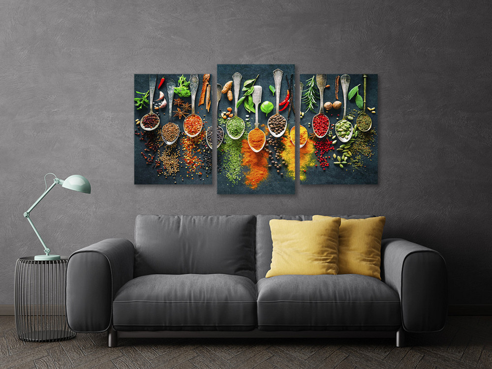 Модульная картина в гостиную / спальню  Запашні приправи Art-637_3 Киев - изображение 3