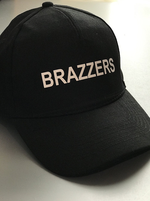 Чорна бавовняна Кепка/Бейсболка з написом BRAZZERS Чернівці - фото 3
