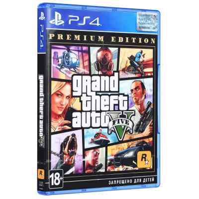 Игра Sony Grand Theft Auto V Premium Edition, BD диск (5026555424271) Винница