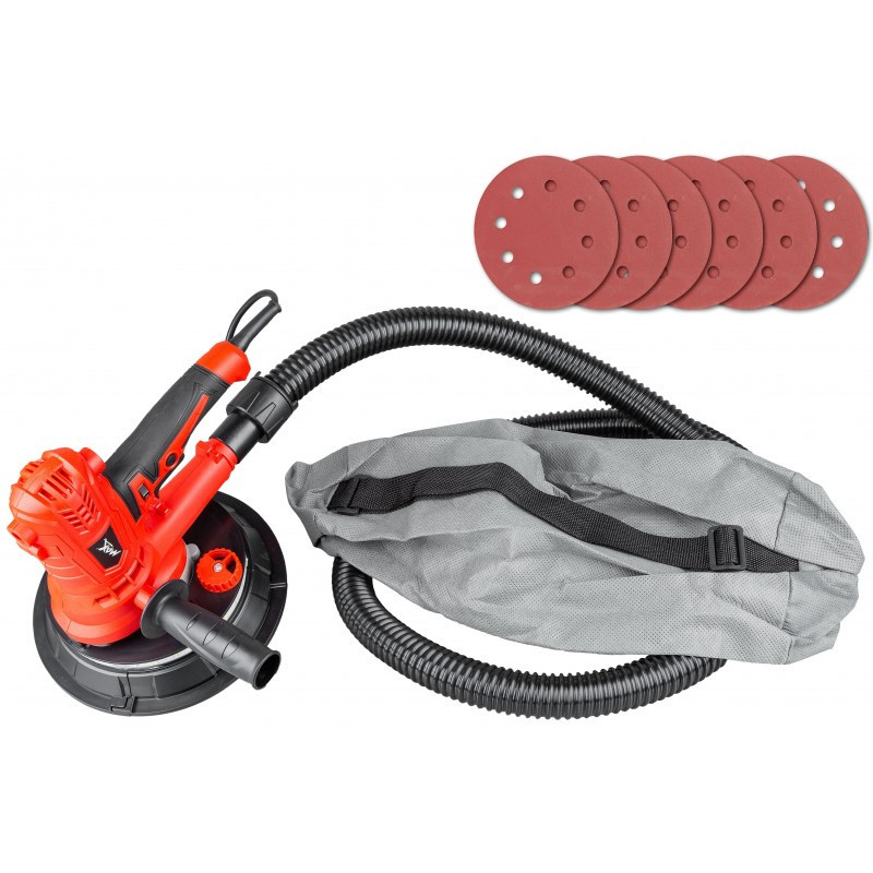 Шліфмашина MAX MXDWS15 – обробка стелі та стін, 1500 Вт, регулятор обертів Львів - фото 4