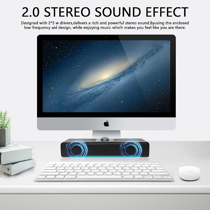 Саундбар Phission fd0009 для компьютера Bluetooth HiFi Stereo Днепр - изображение 5