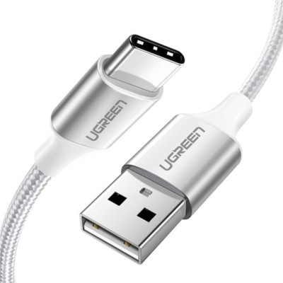 Дата кабель USB 2.0 AM to Type-C 3.0m 3.0A 18W US288 White Ugreen (60409) Вінниця - фото 1