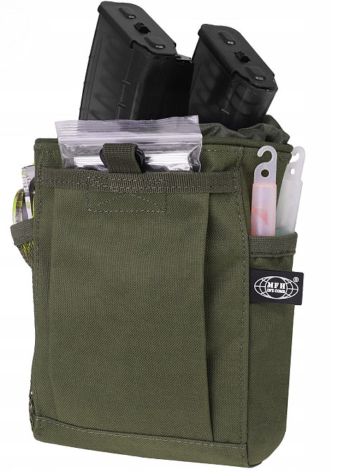 Тактичний Універсальний Підсумок для скидання (Дроп-сумка) із системою Molle MFH (30619B) Olive Нововолинськ - фото 10