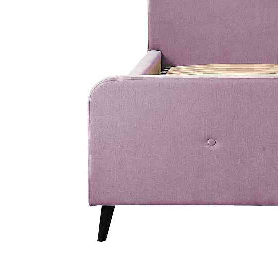 Ліжко Двоспальне Michelle Standart Wood На ніжках 180 х 200 см Fibril 24 Рожевий Київ