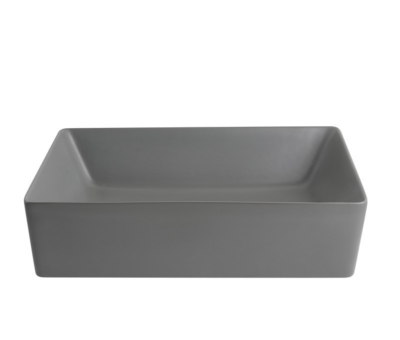 Раковина накладна Mixxus Premium QUADRO-0108 GRAY 550x390x145mm   ( MP6652 ) 30190 Харків - фото 7