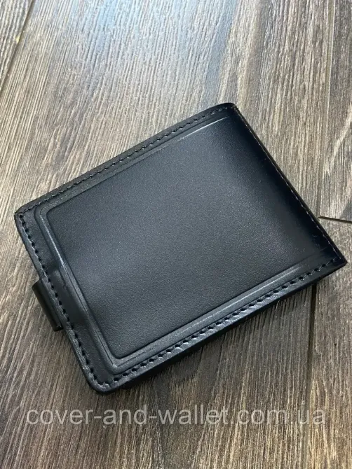 Шкіряна обкладинка портмоне на посвідчення "ДСНС" Київ - фото 5