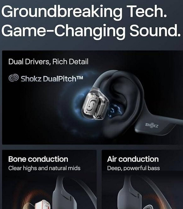 Shokz OpenRun Pro 2 Kipchoge Edition 2024  - преміум навушники. Київ - фото 2