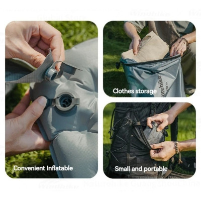 Гермомешок Naturehike з функцією насоса для надувних меблів (6927595793909) Вінниця - фото 3