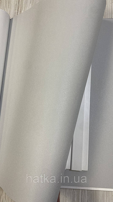 Шпалери метрові вінілові на флізеліні A.S.Creation Elite of Shades1.06x10 однотон світлий сірий 78653-2 Київ - фото 3