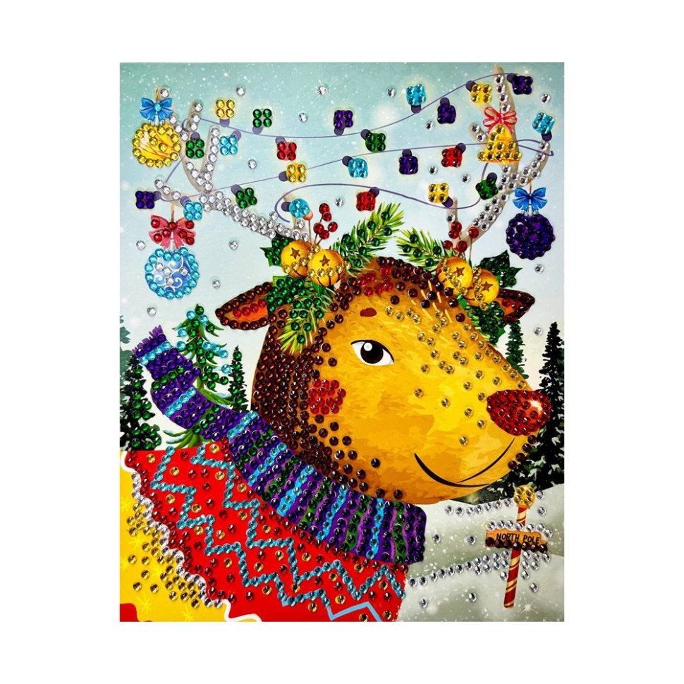 Набір для творчості діамантова мозаїка "Оленятко" НТ-34-03 Вінниця - фото 2