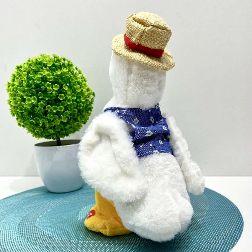 Іграшка Гусак повторюшка музичний ходить Білий (777-2) Чернігів - фото 3