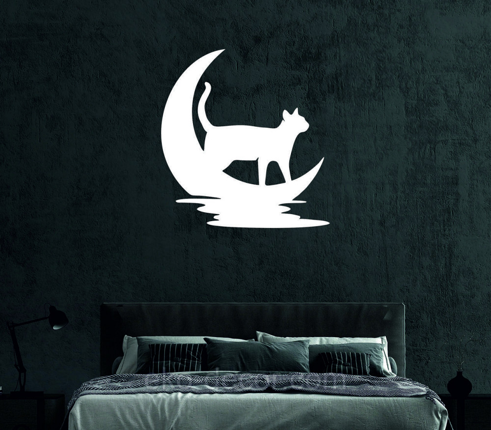 Декоративне настінне 3D Панно «Кіт» Декор на стіну з об'ємом Київ - фото 5