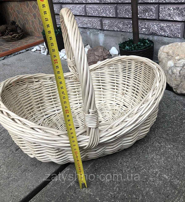 Корзина пасхальная молочная из лозы Киев - изображение 6