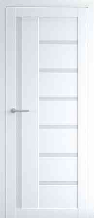 Двери Мадрид Белый Полотно со стеклом, покрытие VINIL Киев