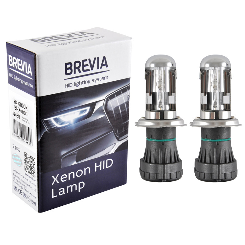 Біксенонова лампа Brevia H4, 6000K, 85V, 35W P43t-38 KET, 2шт Львів - фото 1