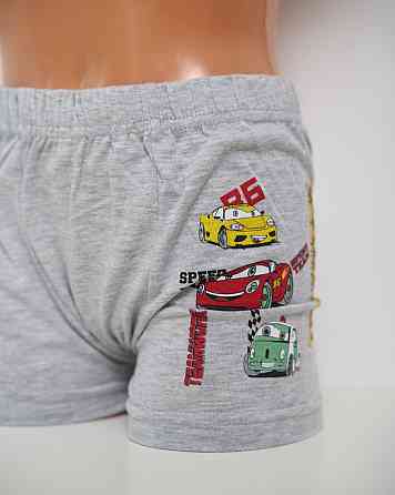 Боксеры подростковые однотонные - сбоку надпись. Набор из 5 шт. Nicoletta 41384 8-9 Киев