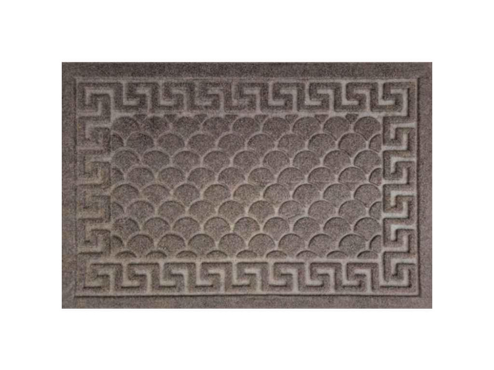Килимок 45*75см з тисненням №2 Velour Dark brown ТМ BONA DOMUS Київ - фото 1