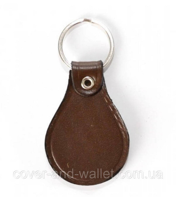 Шкіряний брелок для ключів Національна гвардія Київ - фото 2