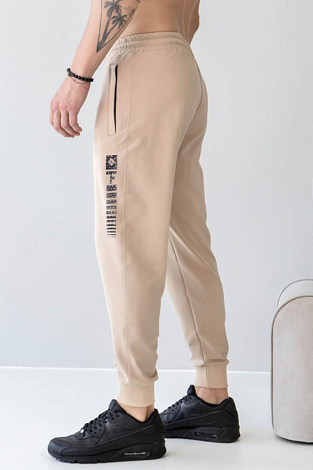 Штани джогери чоловічі TotalFit EM1 3XL, Молочний Київ - фото 4