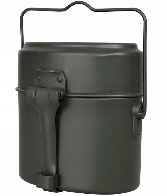 Армійський Котелок для походу 1.7 літра Mil-Tec "Бундесвер" Olive (14664000) Нововолинськ - фото 2