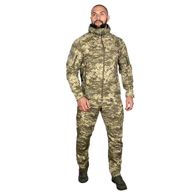 Тактический мужской костюм Stalker 3.0 Twill (куртка и брюки) Пиксель XS Винница - изображение 1