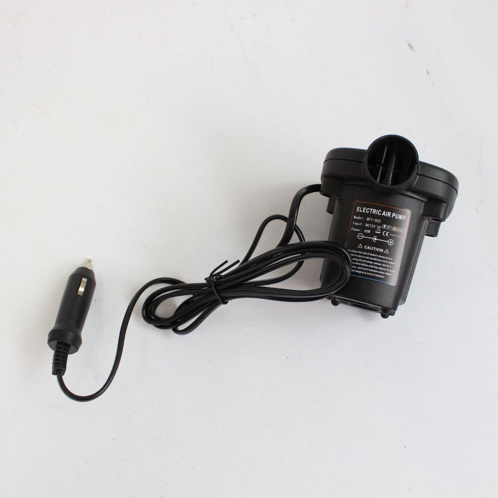 Матрац надувний у машину з насосом (135x80 см) Бежевий SBR Київ - фото 9