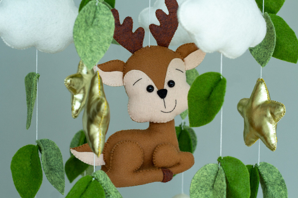 Мобіль на ліжечко WoollyFox «Оленя» Київ - фото 3