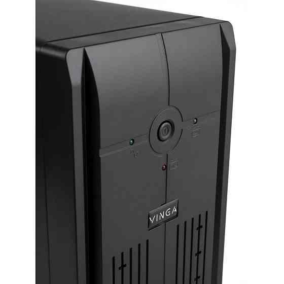 Джерело безперебійного живлення Vinga VPE-650PRMU 650ВА / 360 Вт з LED-індикацією з USB у металевому корпусі Киев