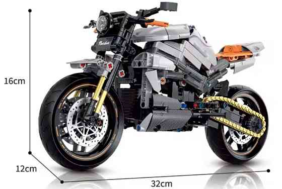 Конструктор мотоцикл 642 шт блоков Лего. Харьков