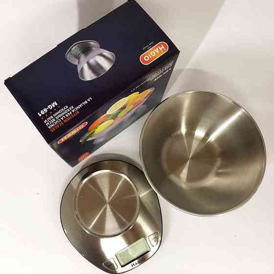 Кухонні ваги з вимірюванням об'єму MAGIO, Зручні ваги для домашньої кухні для кухні з дисплеєм VT-24 Львів