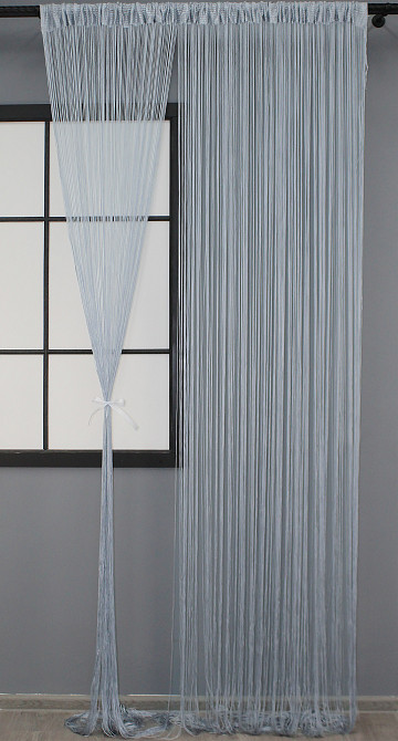 Штори-нитки Сірий 300х300см 1 шт (61-006) Київ - фото 2