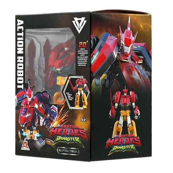 Фігурка Dinoster - Раптор Трон (12,7 см, з аксес.) Дніпро