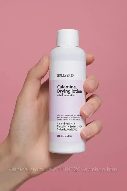 Подсушивающий лосьон для жирной проблемной и склонной к акне кожи HOLLYSKIN Calamine Drying Lotion 100 мл Черновцы - изображение 2