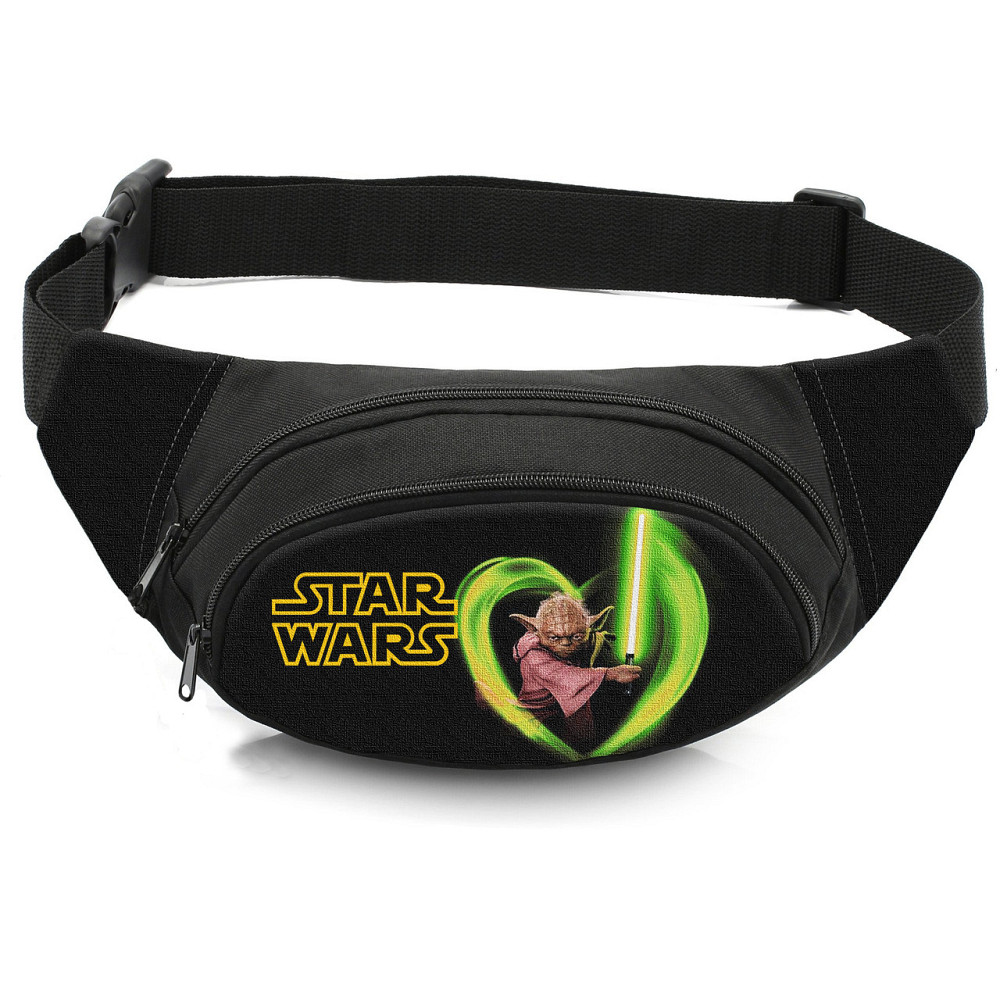 Сумка-бананка дитяча з принтом Йода Star Wars поясна сумка для хлопчика (4498) Київ - фото 1