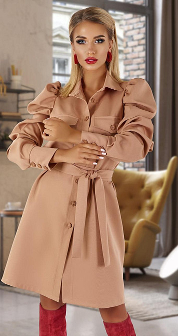 Стильне плаття сорочка Київ - фото 1