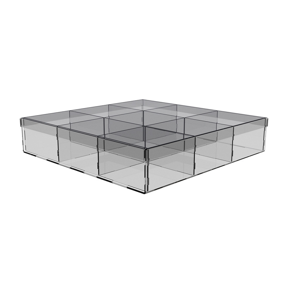 Коробка EKOSTAR на 9 комірок 248х248х51 з кришкою Київ - фото 1