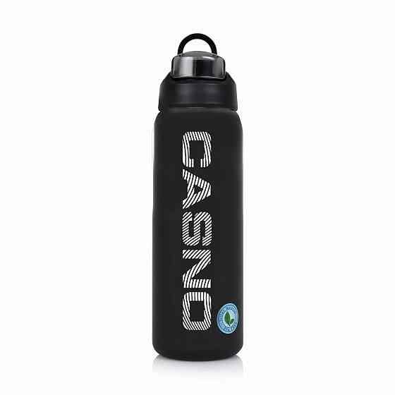 Пляшка для води CASNO 800 мл KXN-1246 Чорна Каменское