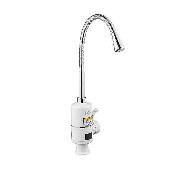 Кухонний кран з електронагрівом Kroner KRM Volt - CW090R з гнучким виливом Київ