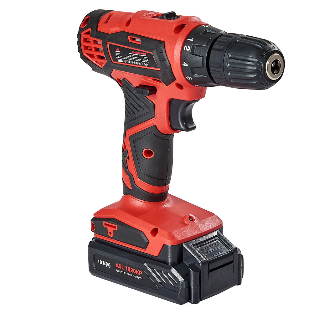 Дриль-шурупокрут акумуляторний Vitals AU 18/2KP Харків - фото 3