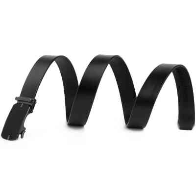 Ремень Vintage Мужской c матовой черной вставкой на пряжке Черный (20319) Винница