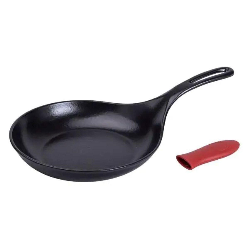 Сковорода чавунна з силіконовою ручкою Ø24,5 см Київ - фото 3