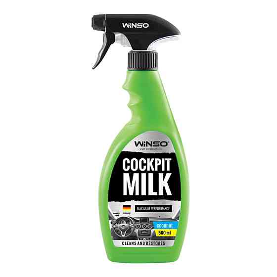 Полироль-молочко для приборной панели Winso Cockpit Milk Professional Кокос, 500мл Киев