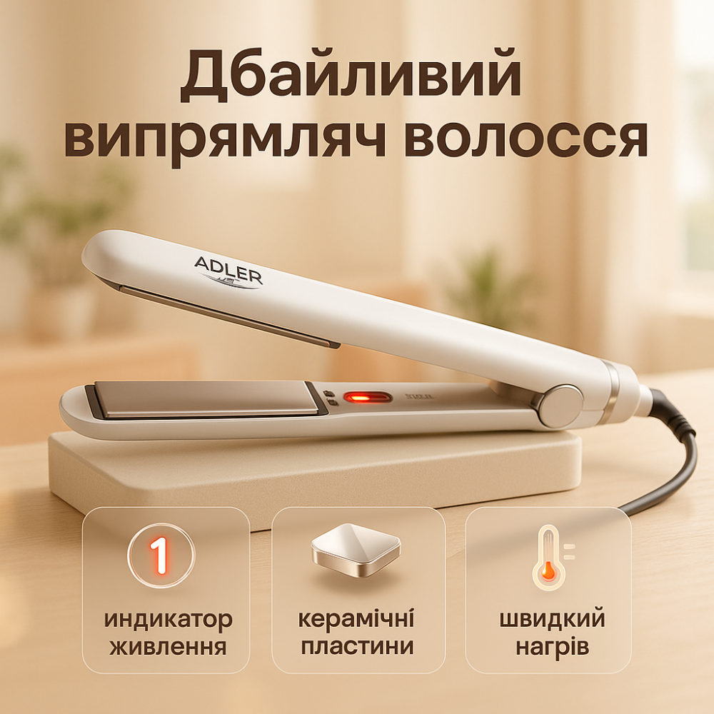 Утюжок выпрямитель плойка для укладки волос гофре ADLER, Утюжок плойка щетка для выпрямления волос LF-72 Львов - изображение 12