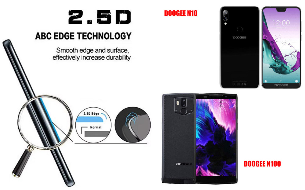 Захисне скло ArmorGlass для DOOGEE N10, DOOGEE N100 – стійке до подряпин та ударів Київ - фото 2
